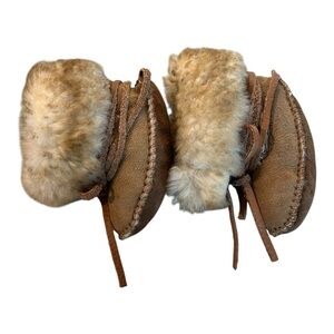 Cozy Tan Baby Walker Shoes